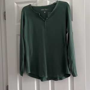 Loden Green Long-Sleeved Top